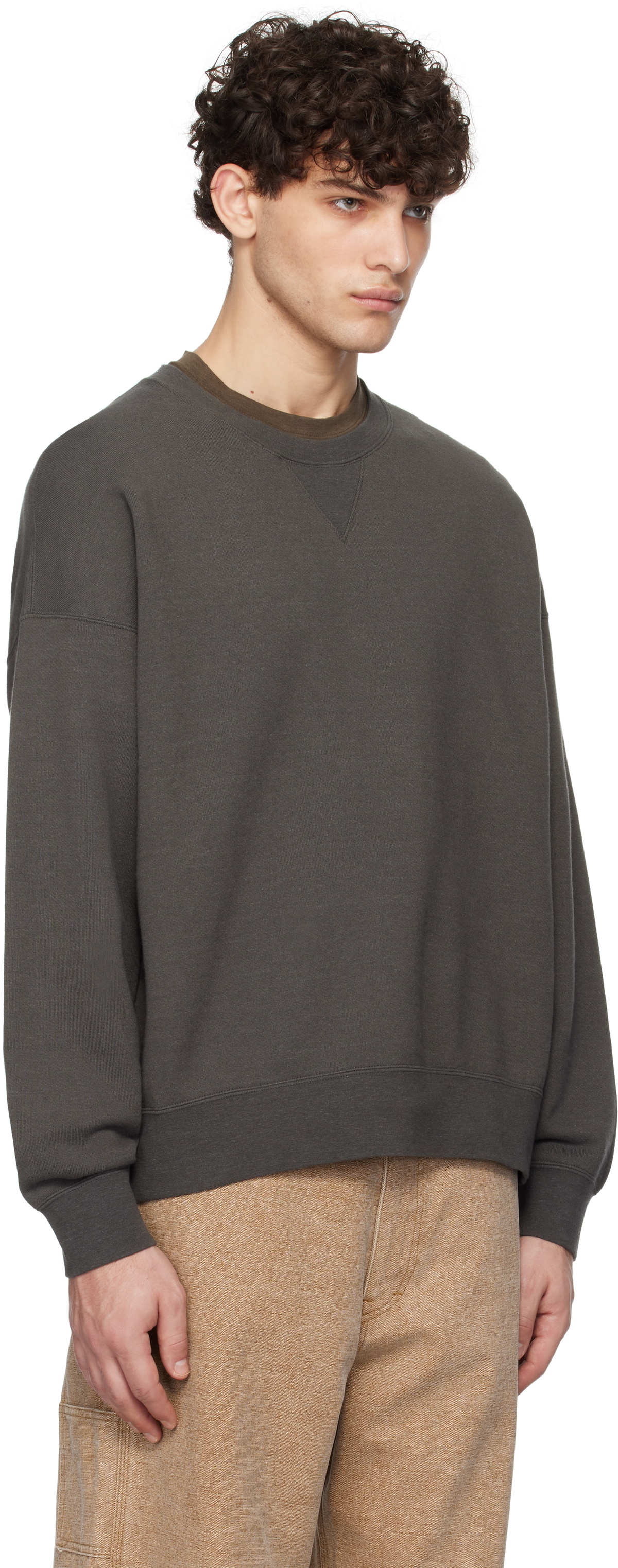 visvim＊JUMBO CREWNECK L/S (N.D)D.K IND 2 Visvim JUMBO CREW SWEAT VISVIM ビズビム 18AW 0118205010036 JUMBO