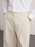 Amomento - Cotton-Blend Bermuda Shorts - Neutrals