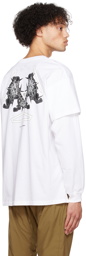 ACRONYM White Layered Long Sleeve T-Shirt