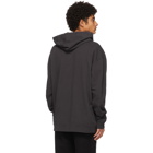 Schnaydermans Black Oversize SCH Zip Hoodie