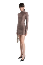 The Andamane Oleandra Dress In Grey Polyamide