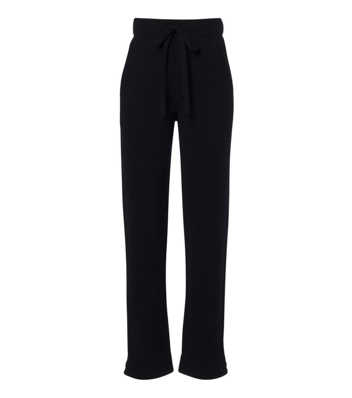 Photo: God's True Cashmere Milano cashmere straight pants with tiger's eye