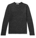 Inis Meáin - Mélange Linen and Cotton-Blend Sweater - Gray