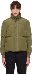 TOM FORD Green Quilted Down Jacket