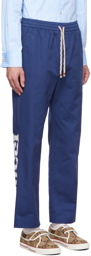 Gucci Navy Relaxed-Fit Sweatpants