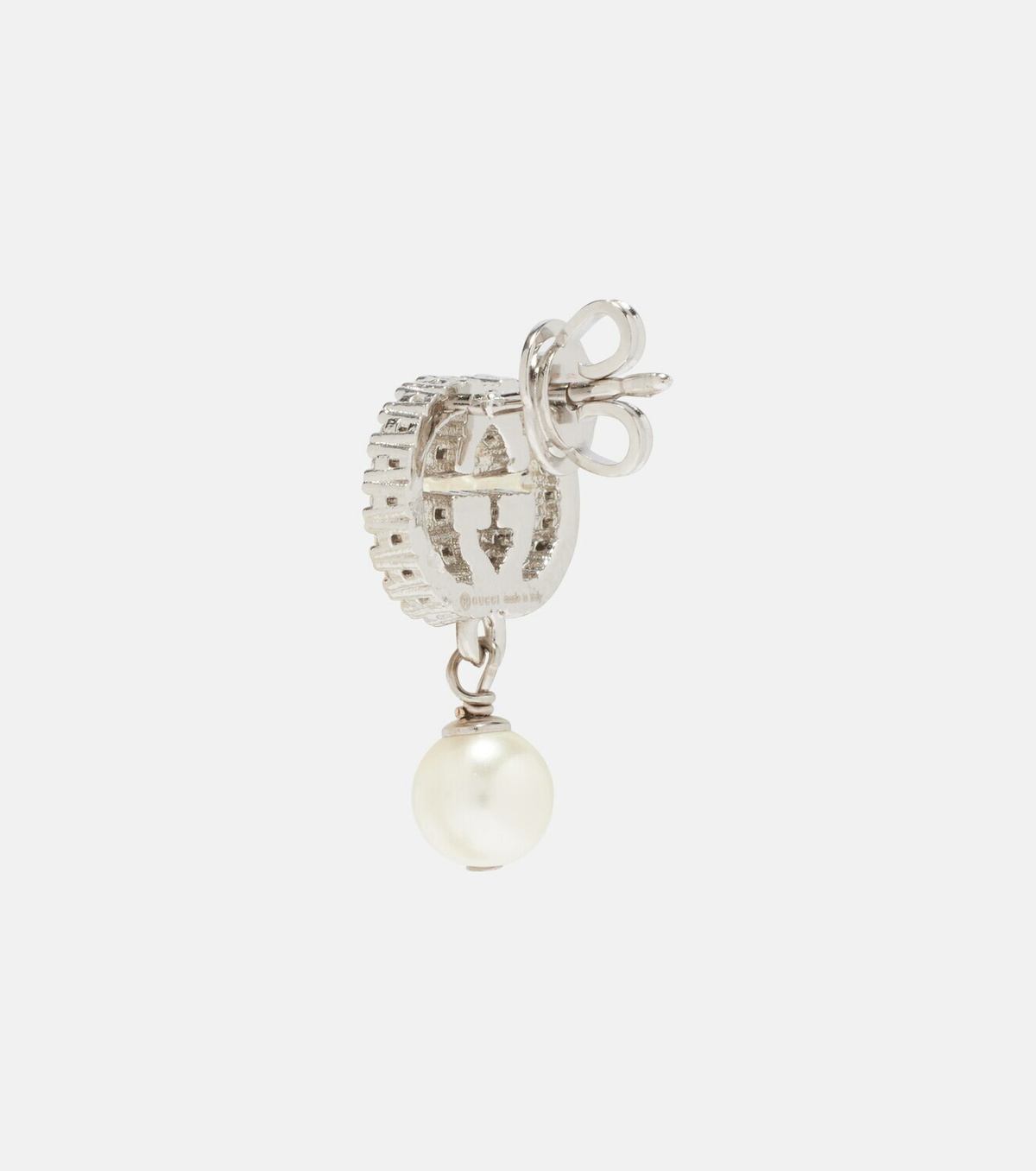 Gucci Interlocking G embellished drop earrings