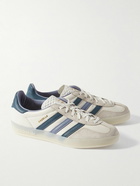 adidas Originals - Gazelle Indoor Leather and Suede Sneakers - White