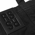 Raf Simons Men's Denim Tote Bag in Black