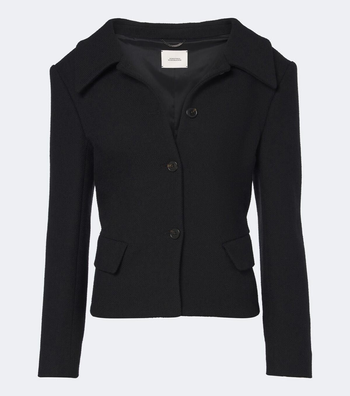 Dorothee Schumacher Modern Structure tweed blazer