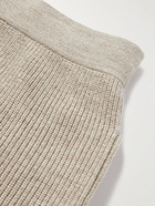 Rag & Bone - Tapered Ribbed Merino Wool Sweatpants - Neutrals