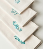 Les-Ottomans Set of 6 linen napkins