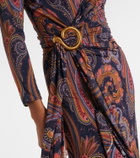 Etro Paisley wrap dress
