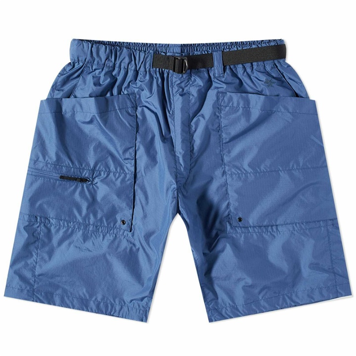 Photo: Goldwin Men's Rip-Stop Cargo Shorts in Horizon Blue