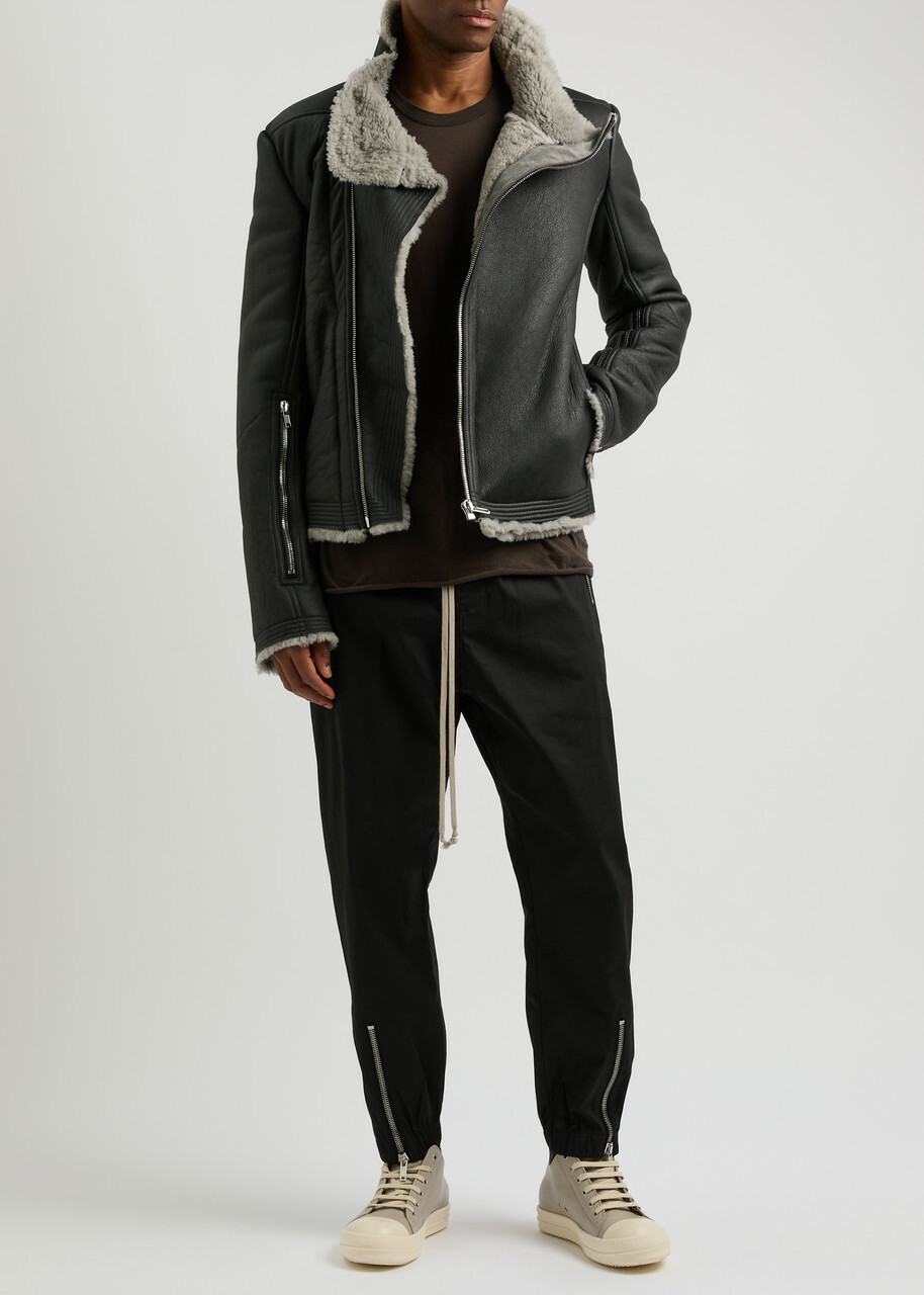 Rick offers owens bauhas leather jacket