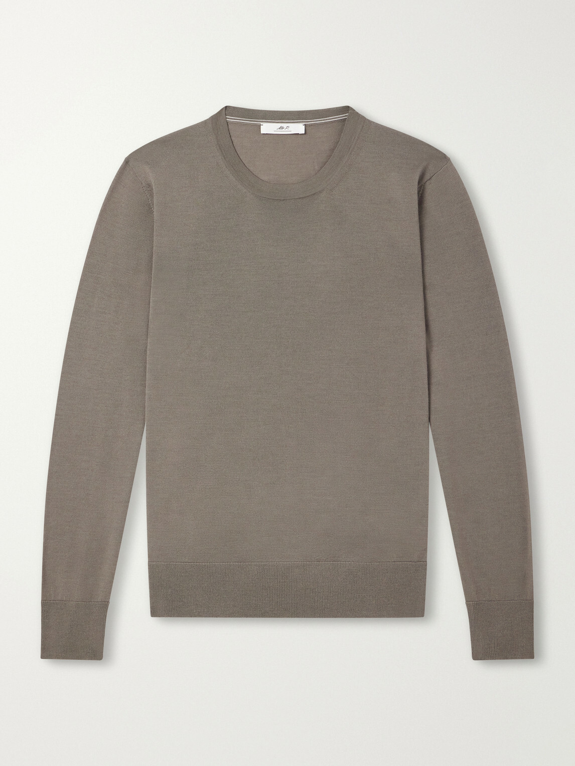 Mr P. - Wool Sweater - Brown