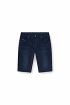 Diesel Slim shorts in coloured denim - Denim short pants Mens in Blue