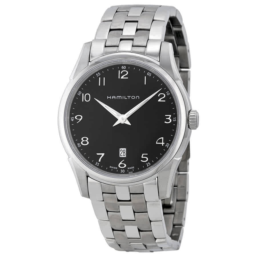 Hamilton Jazzmaster Thinline Black Dial Mens Watch H38511133