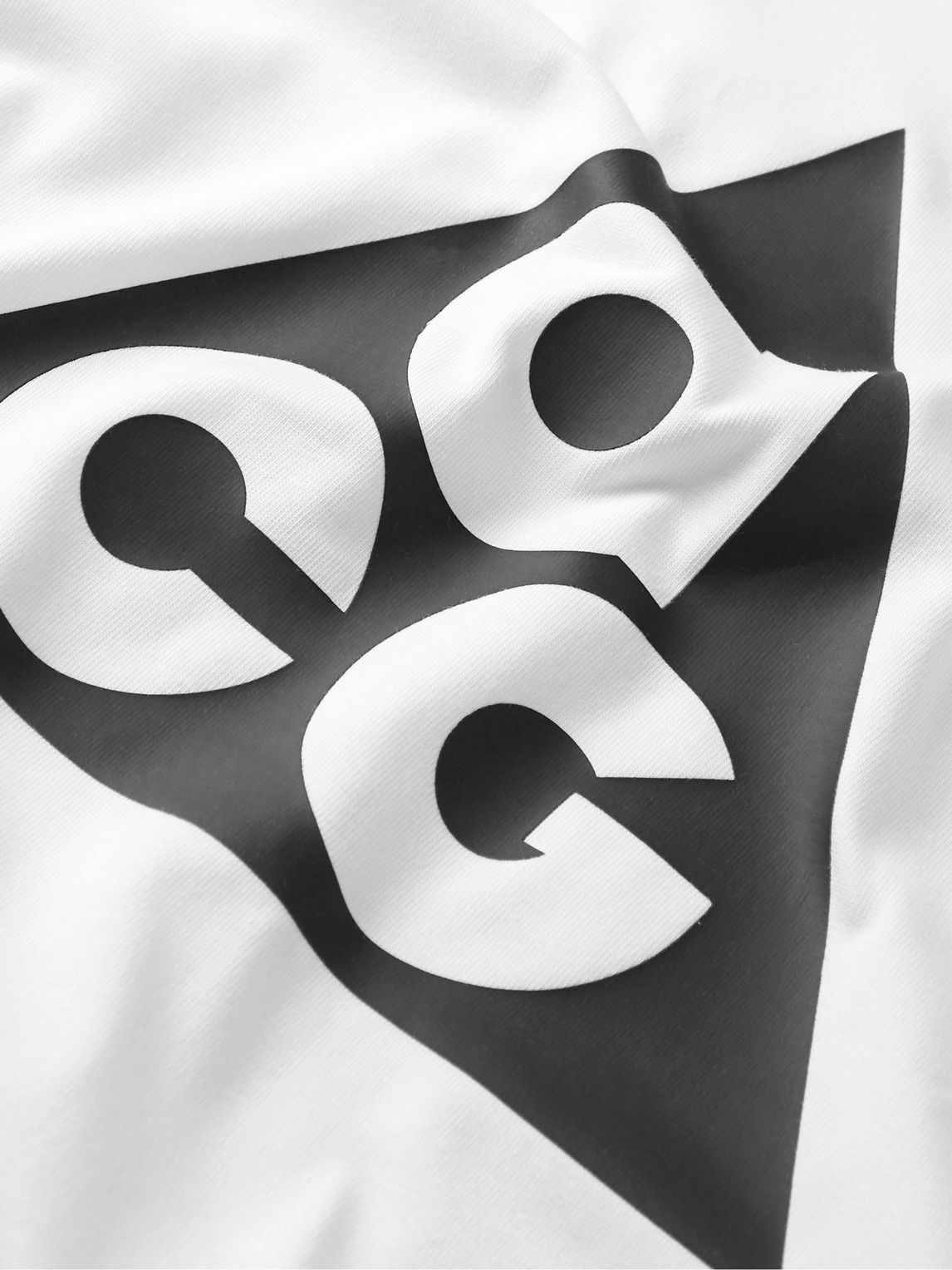 Nike - ACG Logo-Print Jersey T-Shirt - White Nike