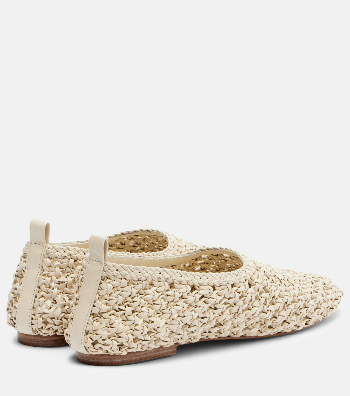 Souliers Martinez Pisa woven leather ballet flats