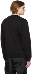 Moncler Black Logo Patched Sweatshirt