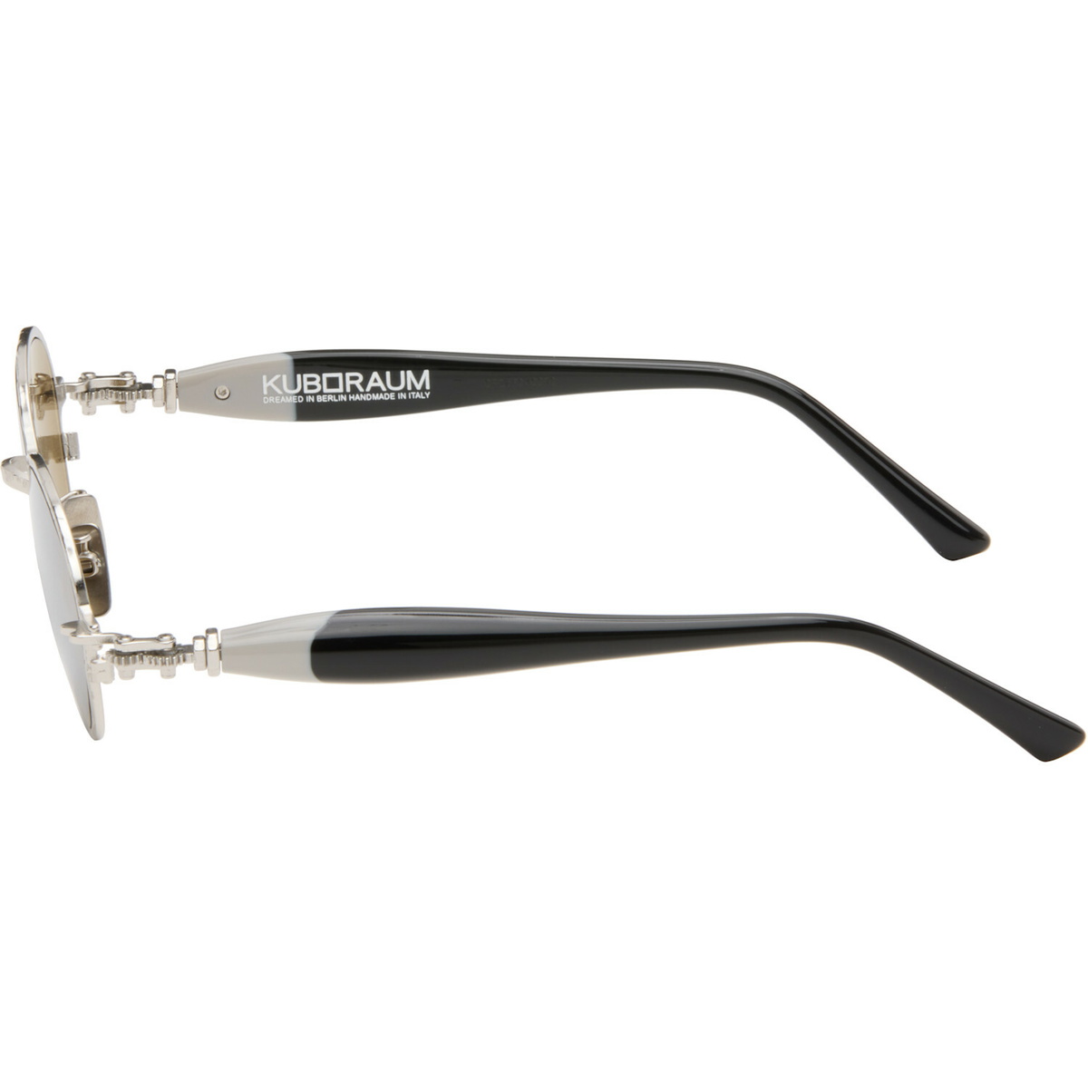 Kuboraum Silver & Black J74 Sunglasses
