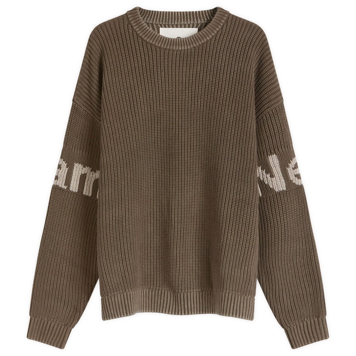 Photo: New Amsterdam Surf Association Men's Logo Crew Knit Sweater in Eiffel Tower