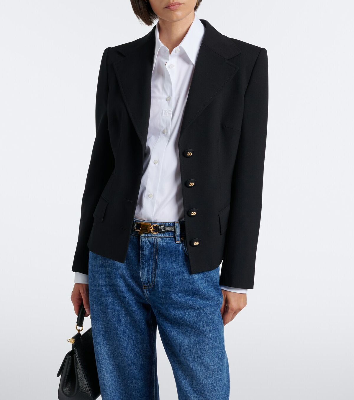 Dolce&Gabbana Cotton-blend poplin shirt