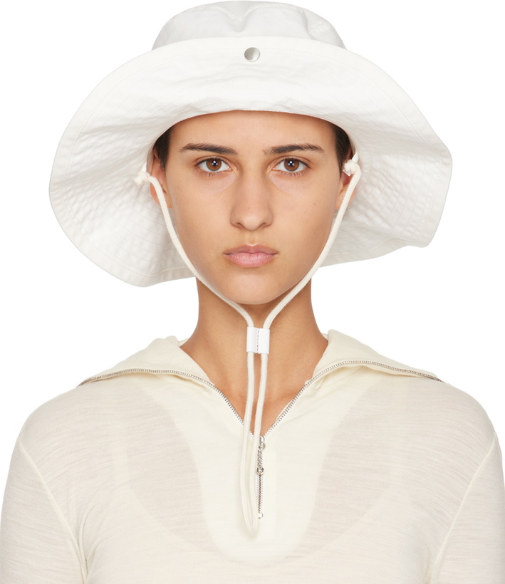 Photo: Jil Sander Off-White Button Bucket Hat