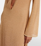 Oséree Lamé maxi dress