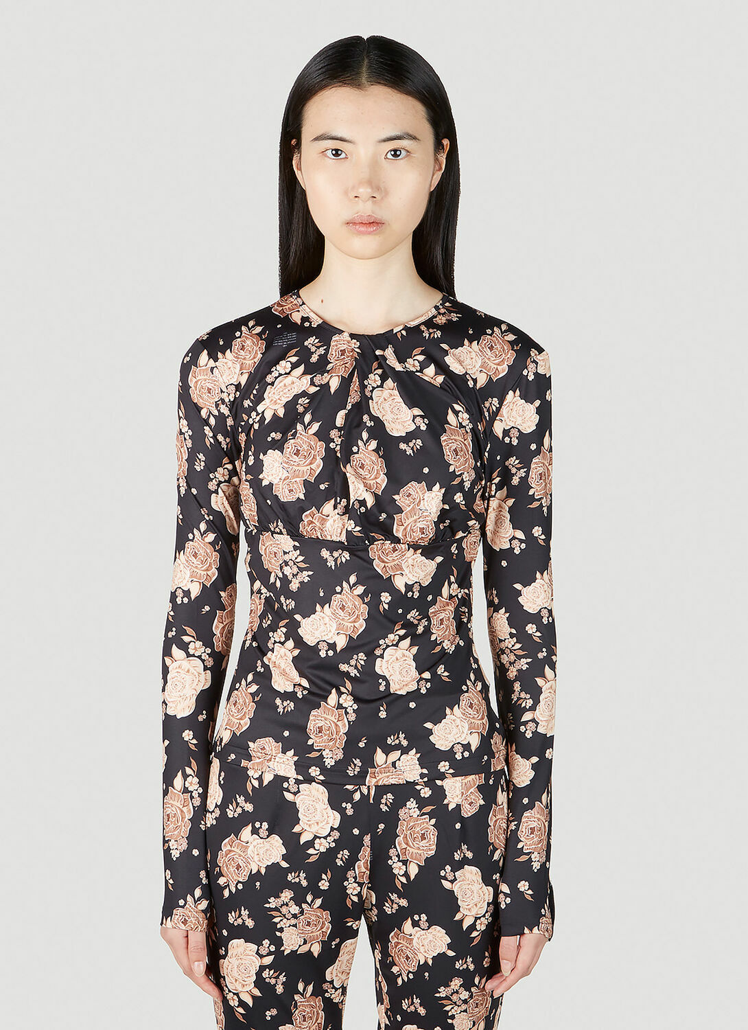 Rokh Floral Jersey Top