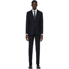 Z Zegna Navy Merino Wash and Go Suit