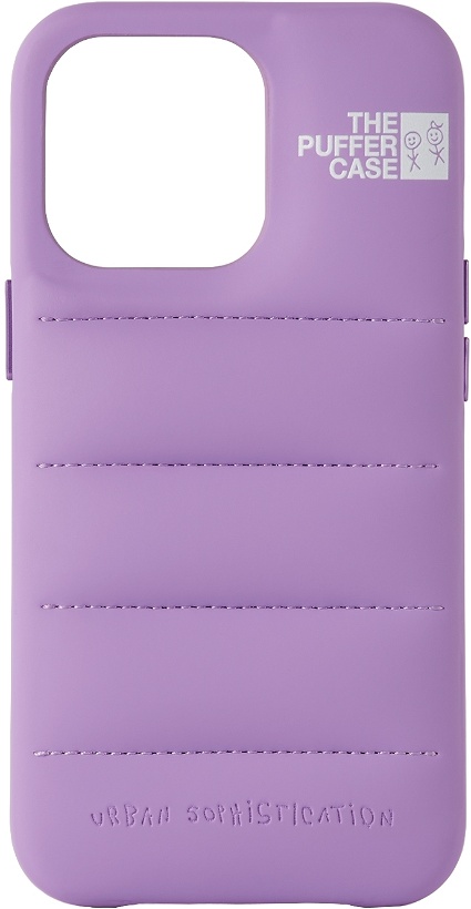 Photo: Urban Sophistication Purple 'The Puffer' iPhone 13 Pro Case