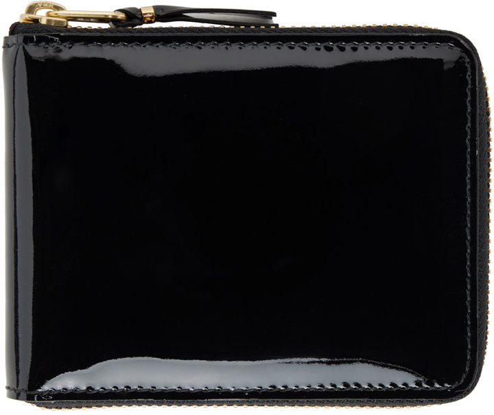 Photo: Comme des Garçons Wallets Black Classic Print Wallet