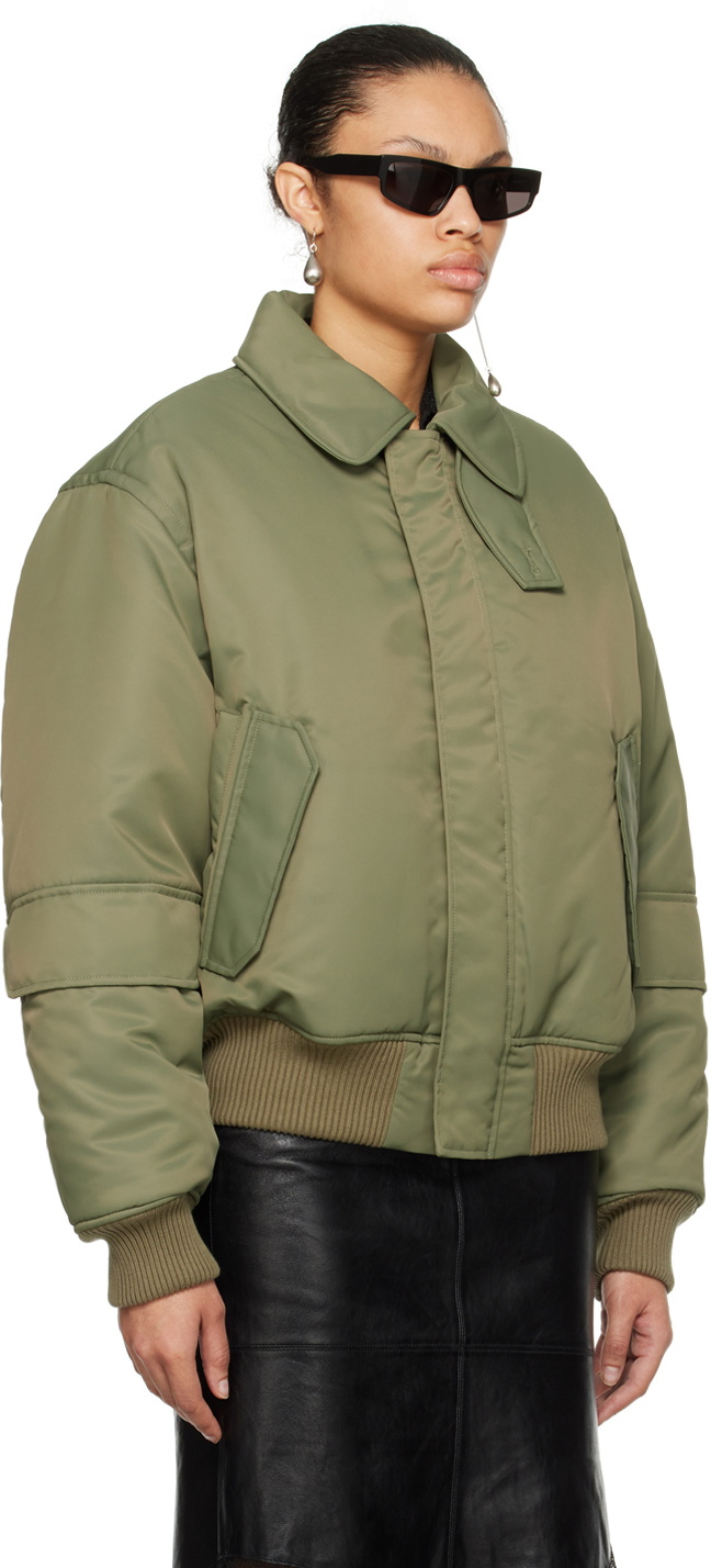 ジャケット・アウター HELMUT LANG - flight jacket Helmut Lang Flight Jacket1 Green Bomber Jackets Helmut Lang