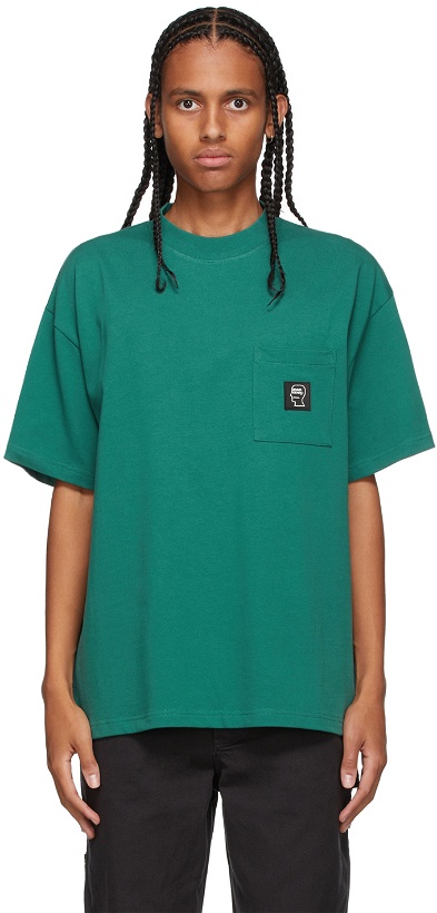 Photo: Brain Dead Green Heavyweight Pocket T-Shirt