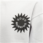 Good Morning Tapes Men's Sun Logo Hoody in Stone