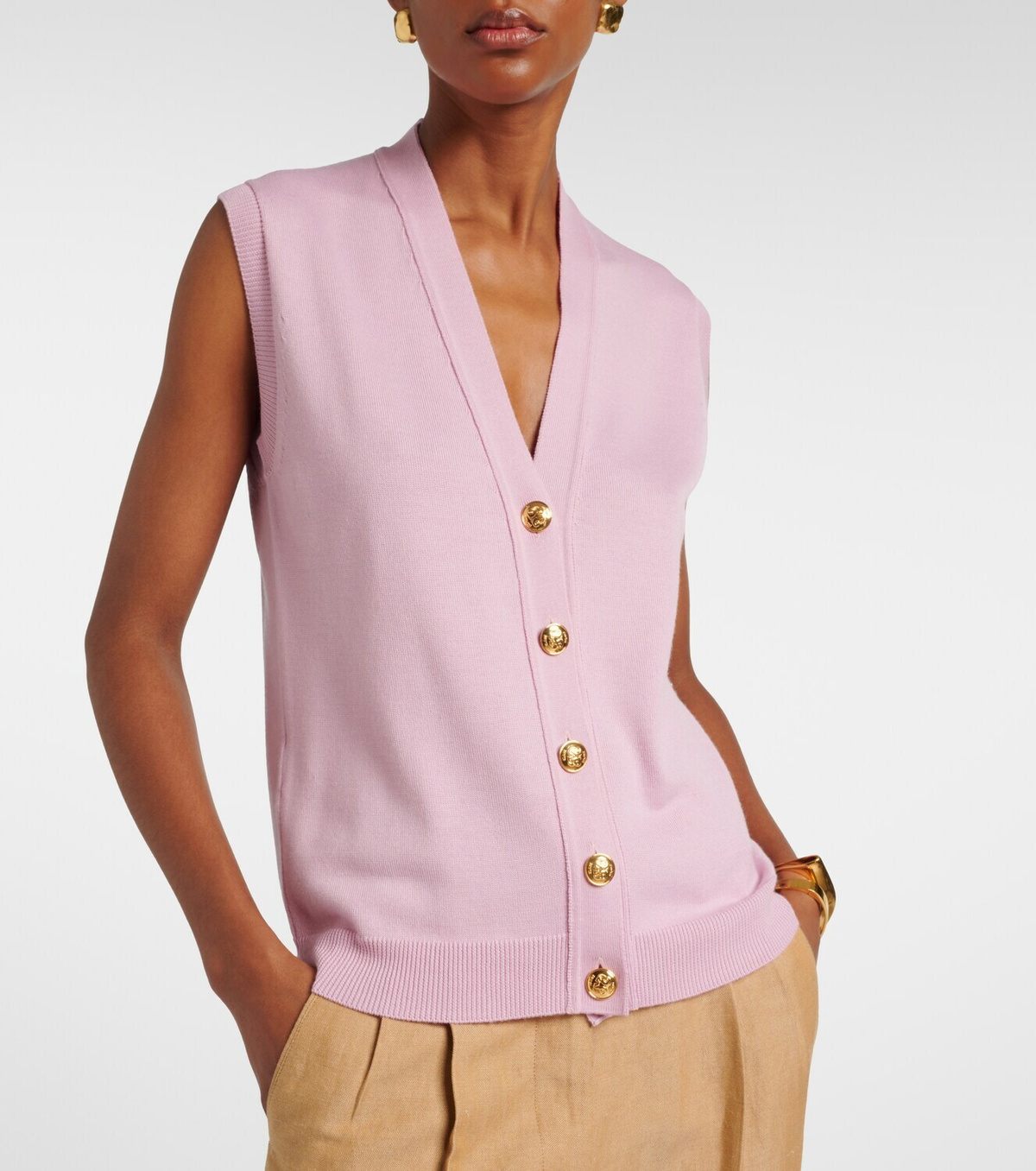 Blazé Milano Sebright wool, silk, and cashmere vest