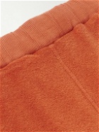 Massimo Alba - Bryan Straight-Leg Cotton-Blend Terry Shorts - Orange