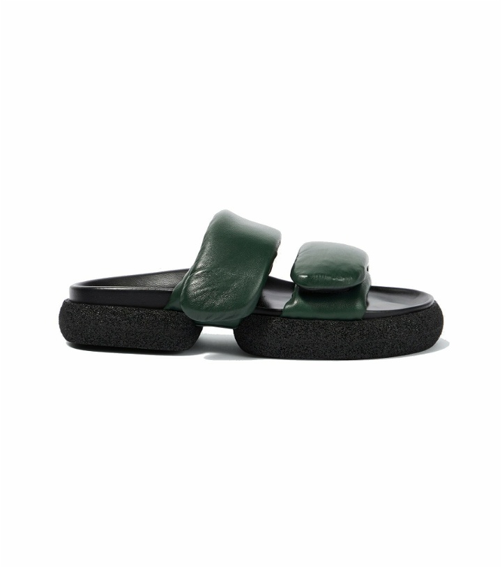 Photo: Dries Van Noten - Padded leather sandals