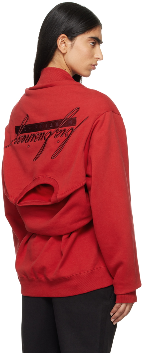 Martine Rose Red Celebration Sweatshirt