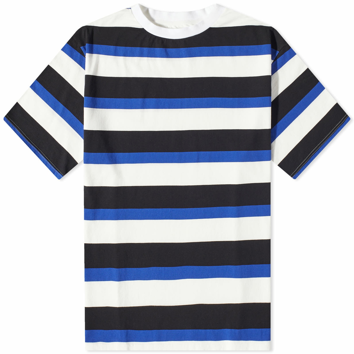 Uniform Experiment Men's Striped T-Shirt in Black Uniform Experiment