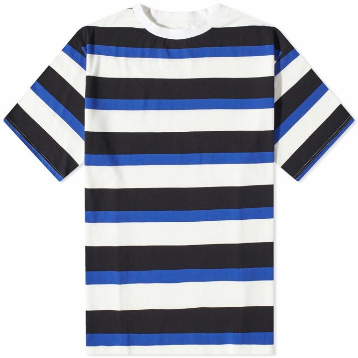 Photo: Uniform Experiment Men's Striped T-Shirt in Black