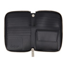 Yohji Yamamoto Black Thick Fastener Wallet