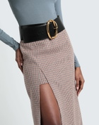 Maje Womens Midi skirt Rust