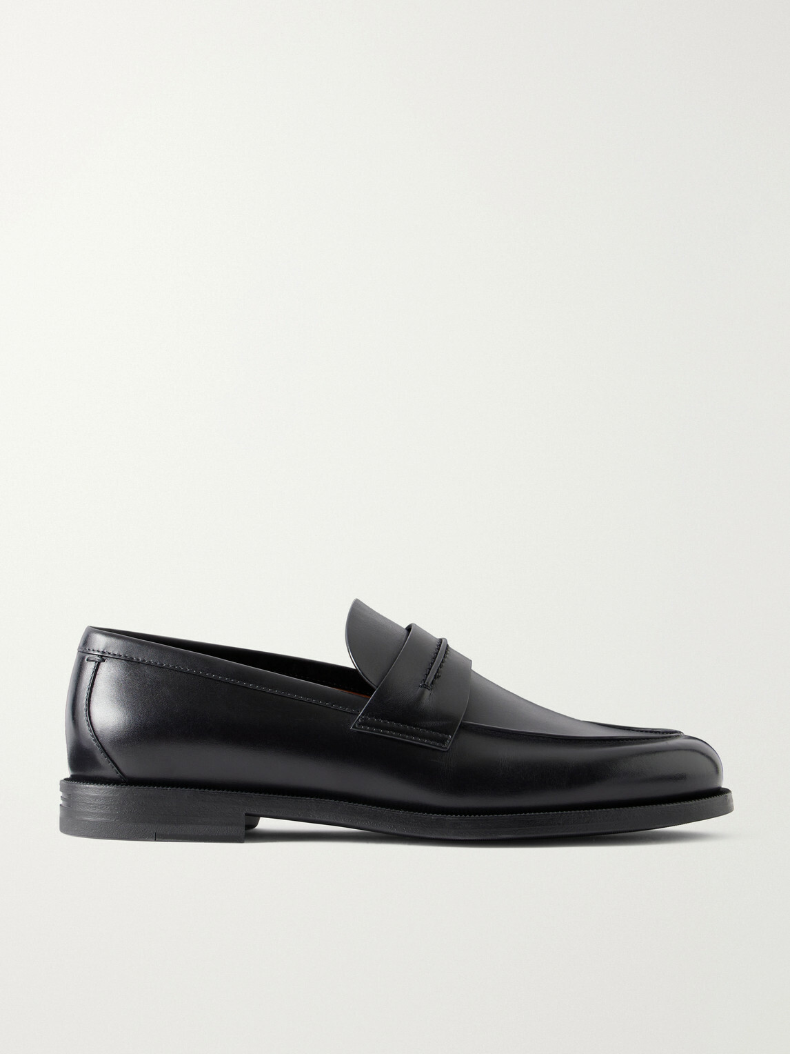 Zegna - Leather Loafers - Black
