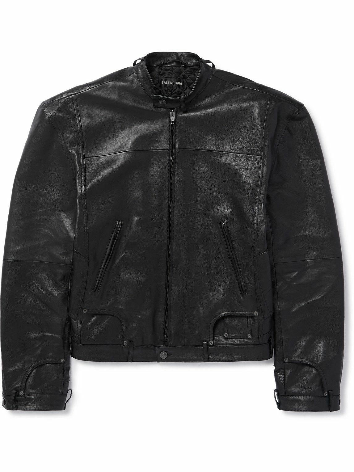 Photo: Balenciaga - Leather Jacket - Black