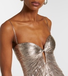 Maria Lucia Hohan Mirren silk-blend chiffon bustier gown