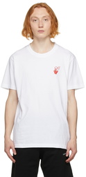 Off-White White & Red Starred Arrow T-Shirt