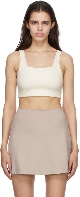 Photo: Girlfriend Collective Off-White Tommy Sports Bra