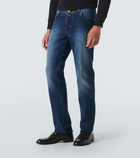 Kiton Mid-rise skinny jeans